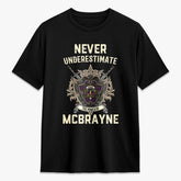 McBrayne Tartan Crest 2D T-shirt - Never Underestimate Style